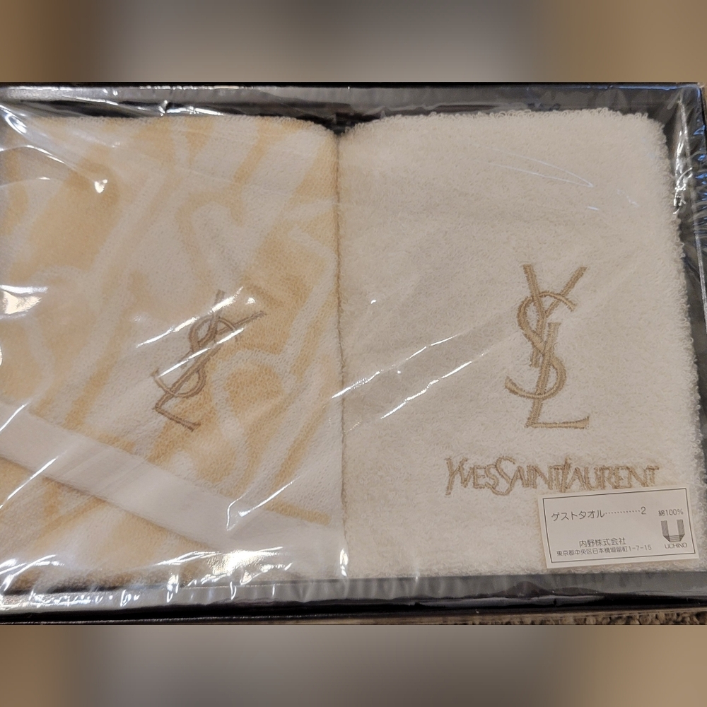 YSL bath hand towel set